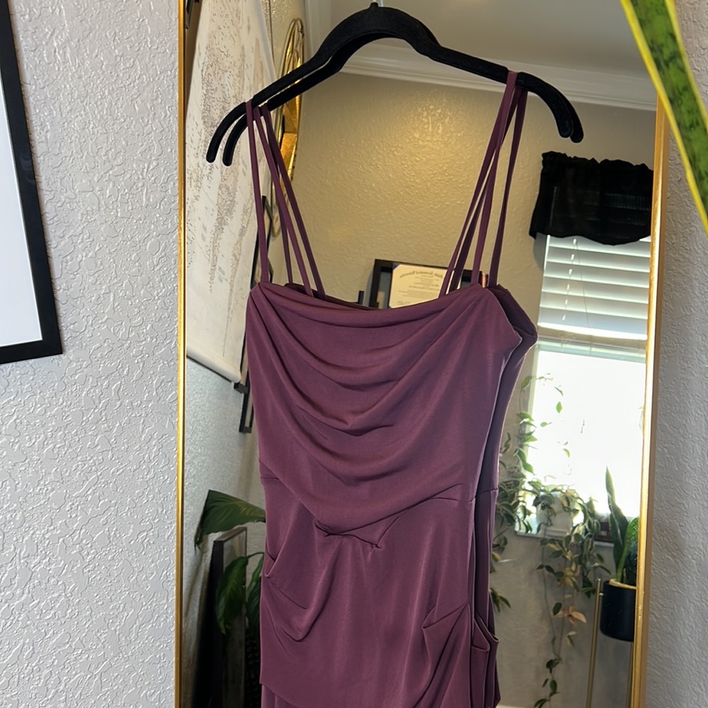 House of CB āMilenaā Dark Cherry Corset Maxi Dress NWT - Picture 10 of 12